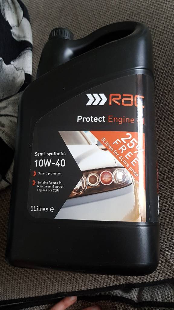 RAC Protect Engine Oil 10W40 in Brotton, North Yorkshire Gumtree