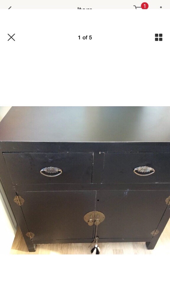 Black Chinese Small Cupboard In East London London Gumtree