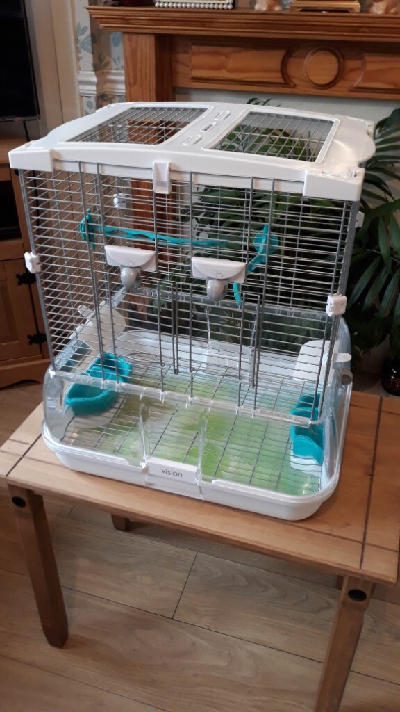 Vision Small Bird Cage & Accessories (as new) in Restalrig, Edinburgh