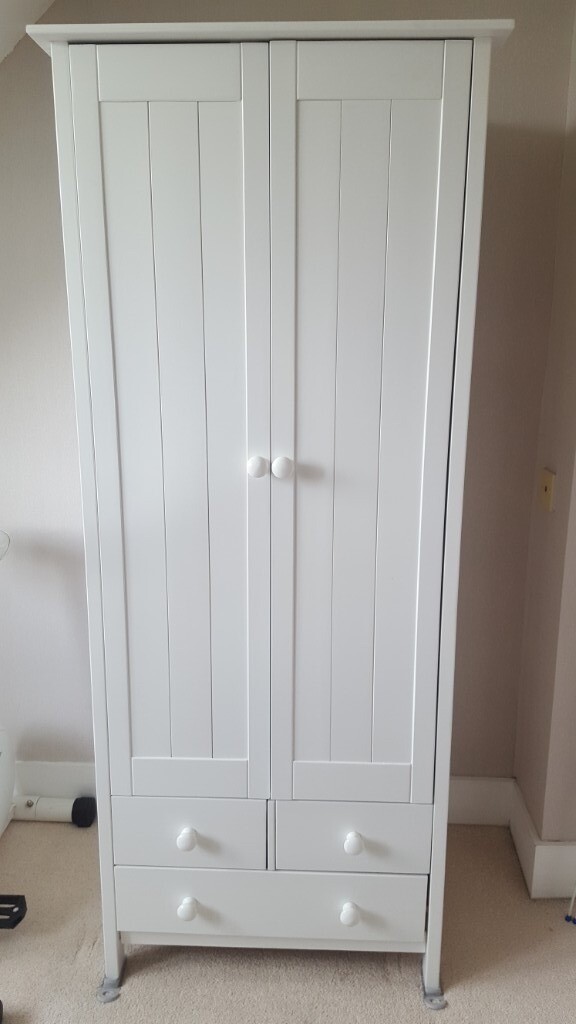 White single wardrobe as new in Aberdeen Gumtree
