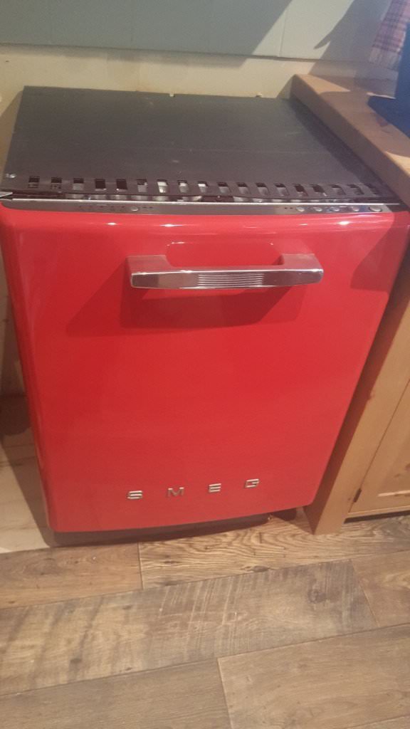Red SMEG Integrated Dishwasher Model No D16FABRD in Forfar, Angus