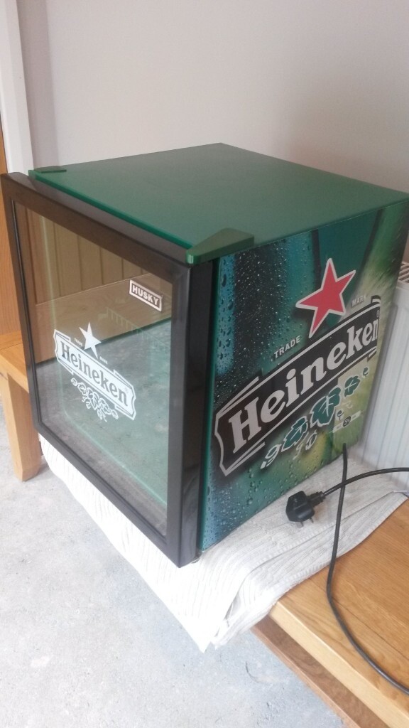 Heineken Drinks Cooler Mini Fridge by Husky perfect for Summer BBQ | in
