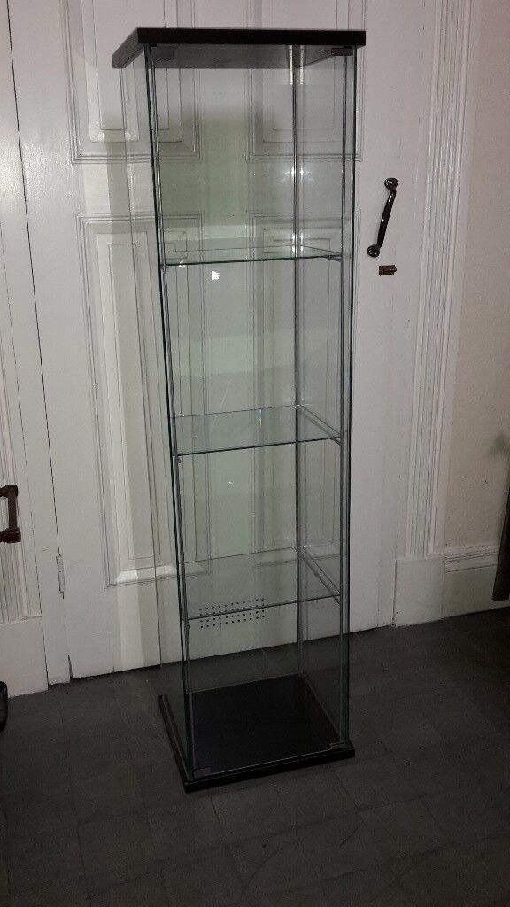  IKEA DETOLF  glass display cabinet in Stapleton Bristol 