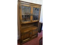 DRINKS /DISPLAY UNIT IN SOLID WOOD BY OLD CHARM
