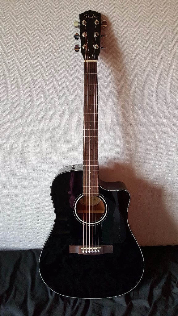 Fender CD60CE Electro Acoustic Guitar (Black) in Cookstown, County