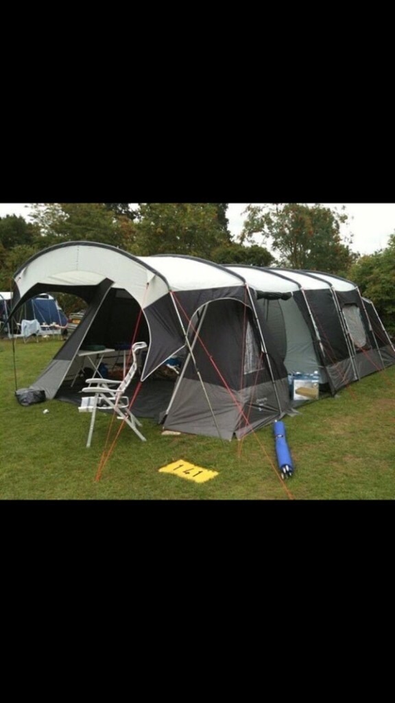 Sprayway ravine 6+2 tent bundle, includes optional side canopy, clean