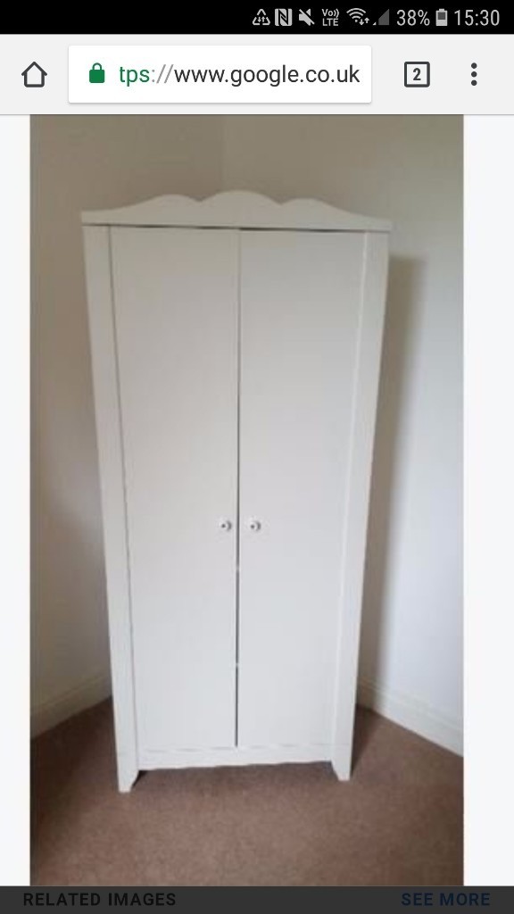 Ikea White Childrens Wardrobe In Kirkcaldy Fife Gumtree