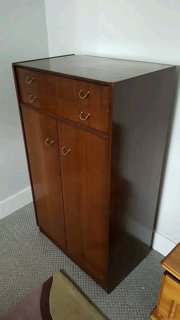 G Plan 1950s Librenza Gentleman S Wardrobe Bedroom Unit In