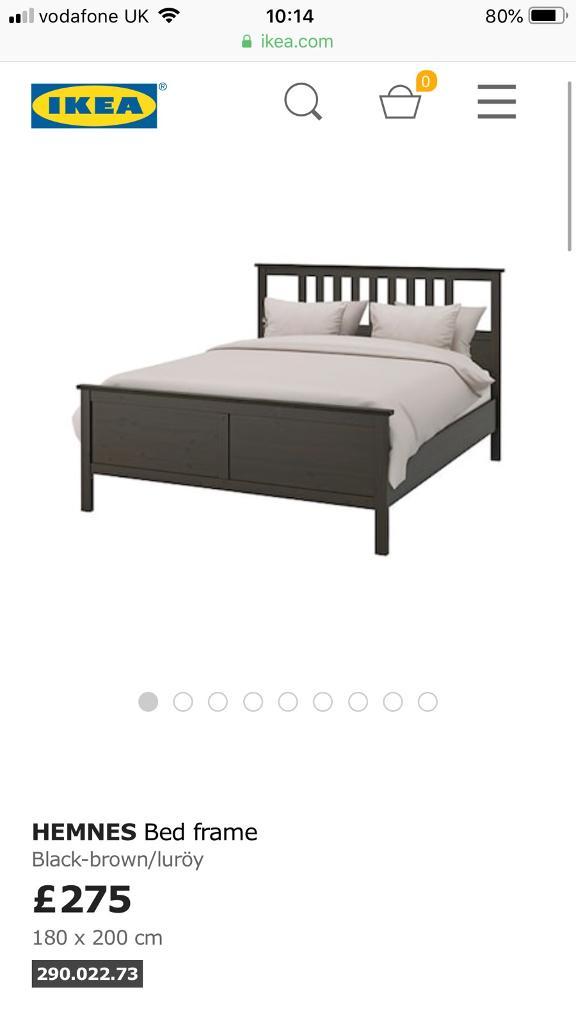 Ikea Hemnes Super King Size Bed In Northallerton North Yorkshire