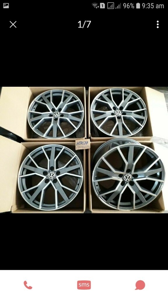 19 inch vw alloy wheels for sale with tyres in Longsight, Manchester