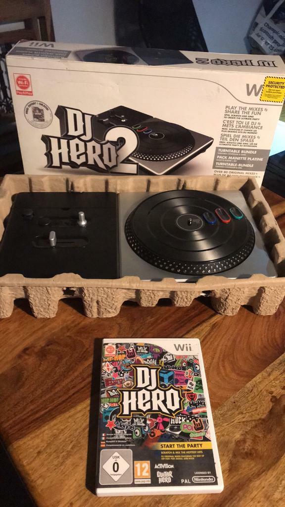 DJ hero for Wii fully boxed with game in Cumbernauld, Glasgow Gumtree
