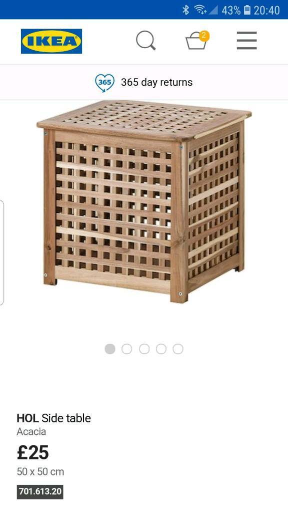 Ikea Hol storage side table box in Grangetown, Cardiff Gumtree