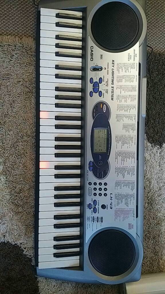 Casio LK43 key lighting system keyboard in Hayes, London Gumtree