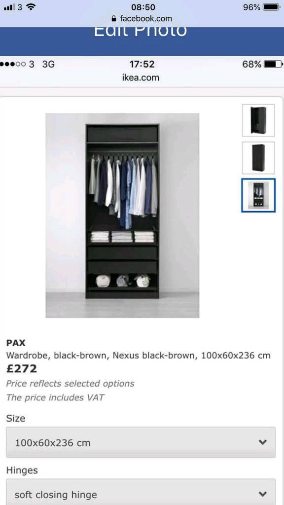 Free Ikea Pax Wardrobe Getting Rid Of Due To House Move In
