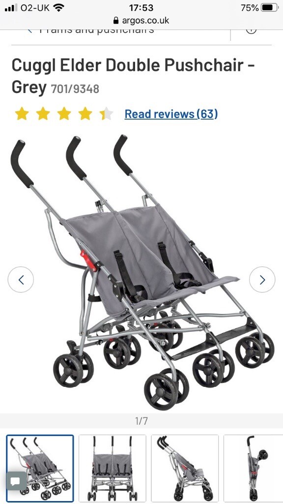 Cuggl Double Pram Buggy in Newtownards, County Down Gumtree