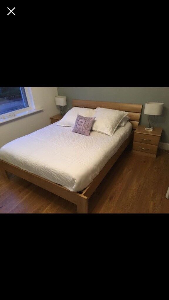 John Lewis oak bedroom furniture complete set including mattress | in Stenhouse, Edinburgh | Gumtree