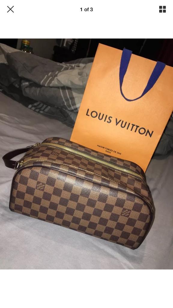 Louis Vuitton Damier Washbag Toiletries Bag Mens | in London | Gumtree