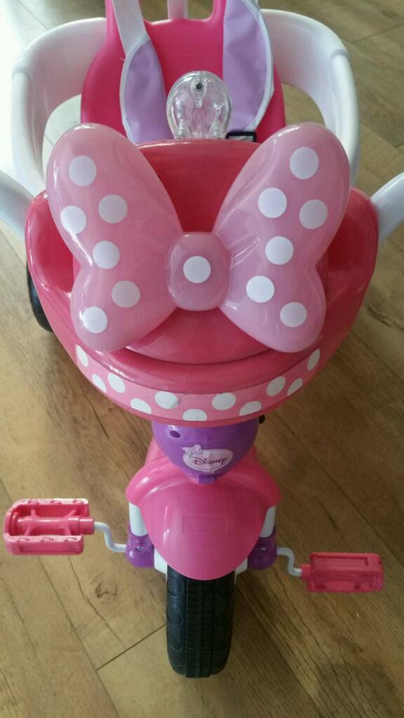 minnie mouse push and ride trike