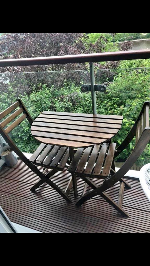 Ikea balcony/garden table and chairs | in Stanley, County ...