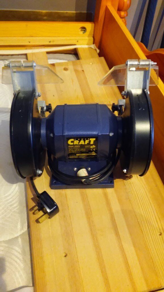 Power Craft Super Bench Grinder Psm 200 Manual Included 30