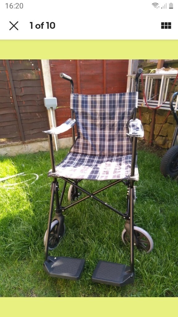Cooper Lightweight collapsible wheelchair in Spennymoor, County