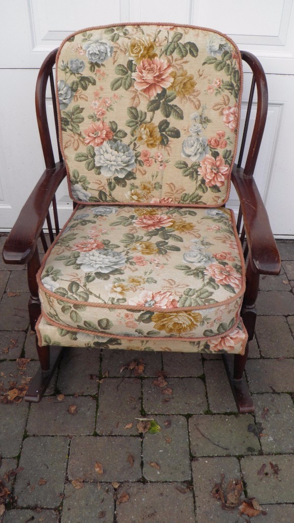Vintage rocking chair with original cushions could be Ercol in Bridgwater, Somerset Gumtree