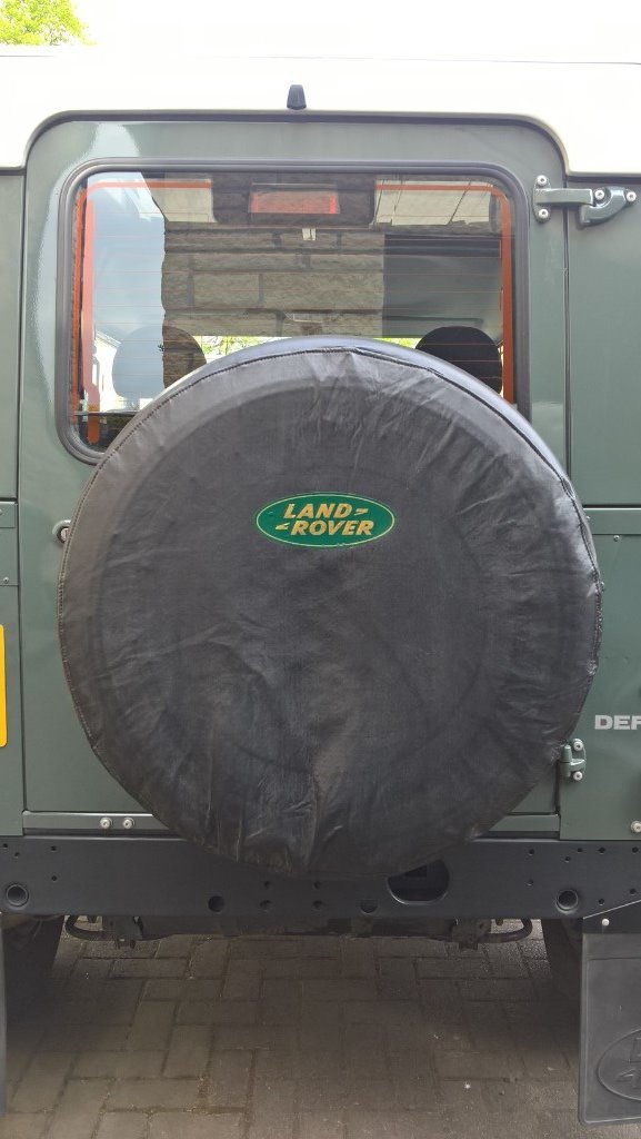 Land Rover Defender. Locking wheel nuts and spare wheel cover. in Grangemouth, Falkirk Gumtree