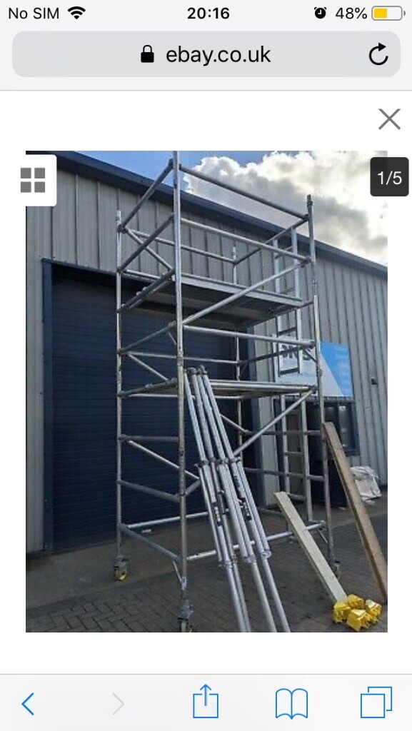6.2 meter scaffolding tower in Swanley, Kent Gumtree