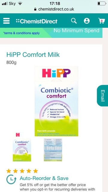 Free Hipp Comfort Milk In St Ives Cornwall Gumtree