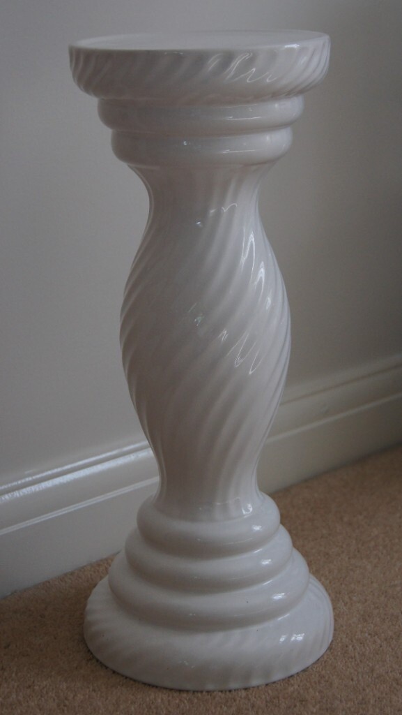 White Ceramic Plant Pot Stand in Whiteley, Hampshire Gumtree