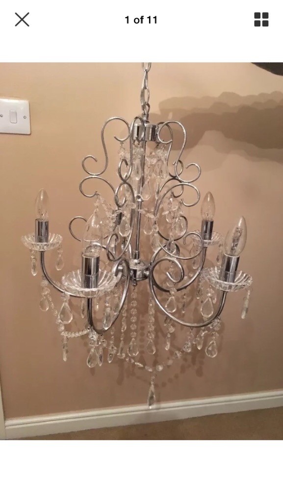Bhs bryony 5 light chandelier