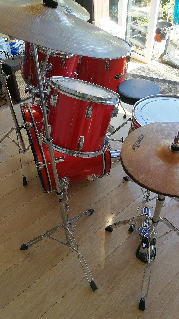 Peavey drum kit (with extra cymbals & cowbell) in Reydon, Suffolk