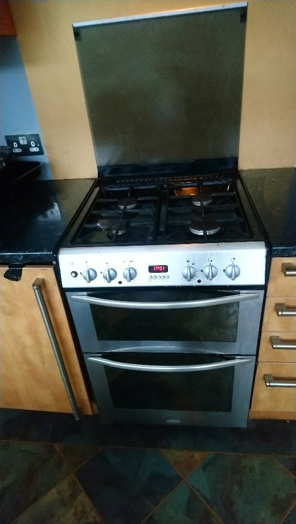 Belling freestanding duel fuel electric double oven & grill with gas