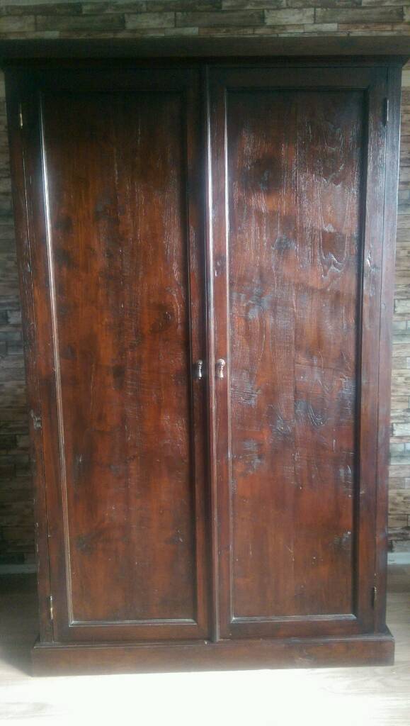 Lombok Seba Reclaimed Double Wardrobe In Chester Le Street