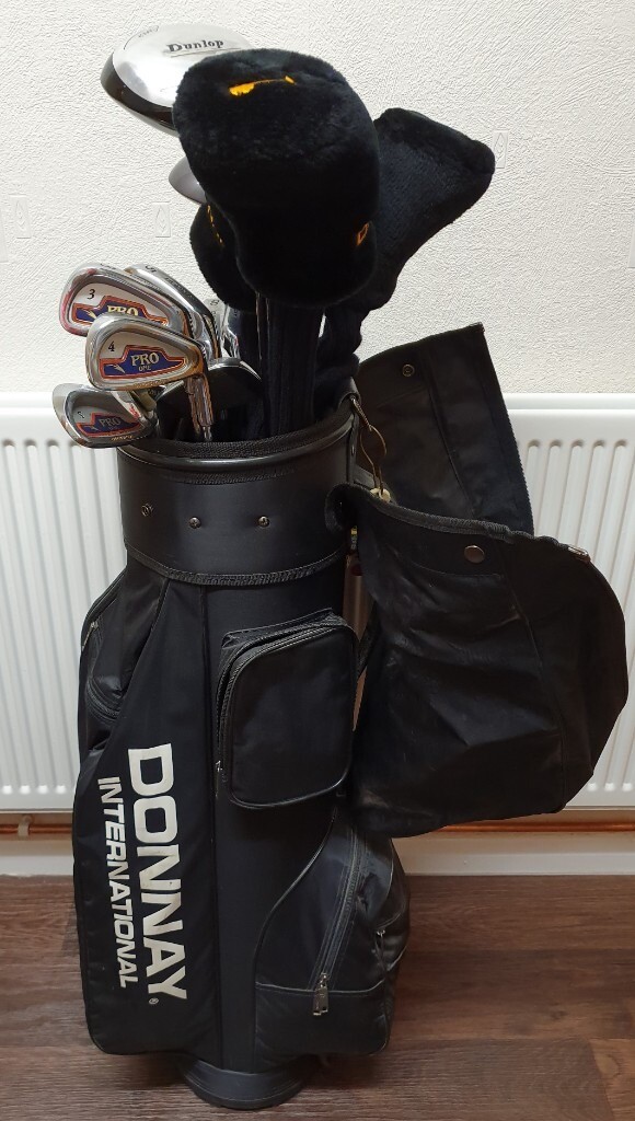 Golf Bundle Donnay Pro One golf clubs (full set) with bag & trolley