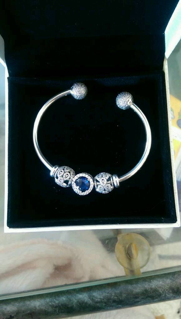Pandora open bangle and charms in Bournemouth, Dorset Gumtree