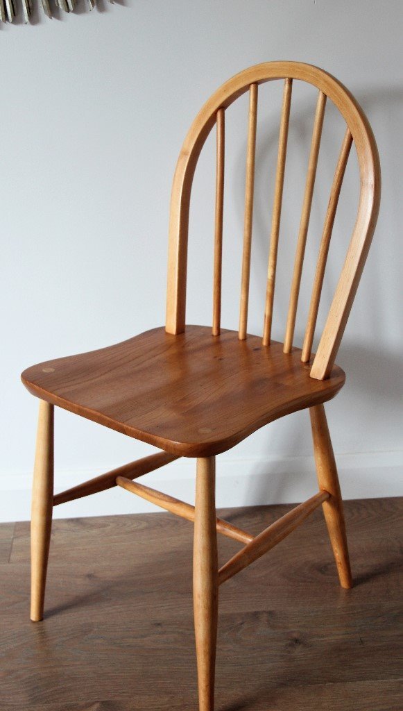 Vintage Retro Ercol Windsor kitchen chair mid century Refurbished in