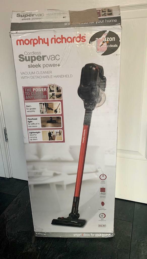 Morphy Richards Supervac Sleek Power+ Cordless Vacuum Cleaner 731007