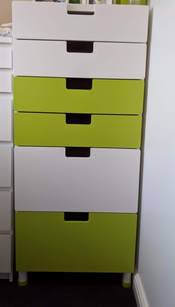 Stuva Folja White Changing Table With 4 Drawers 90x79x102 Cm Ikea