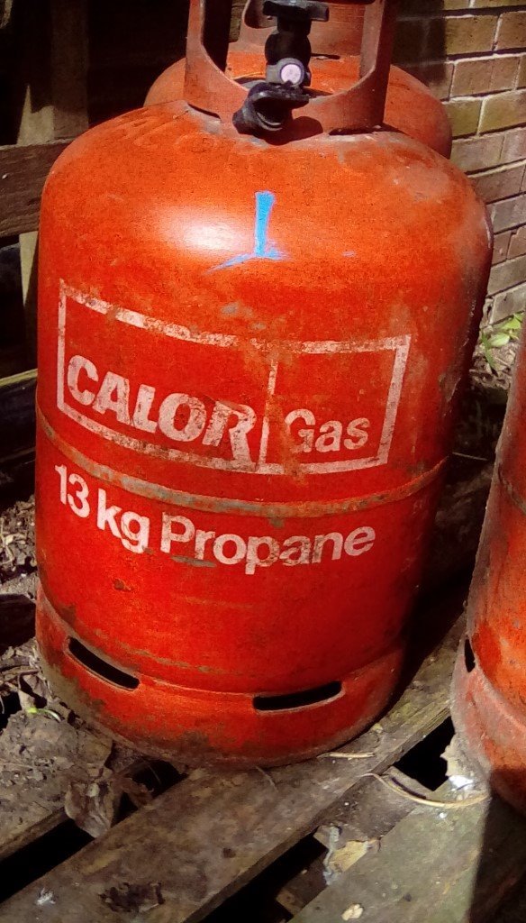 3 used empty 13kg propane gas bottles in Ferryhill, County Durham