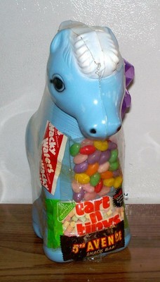 Vintage My Little Pony Large Piggy Bank Sealed with Original Candy Easter Gift