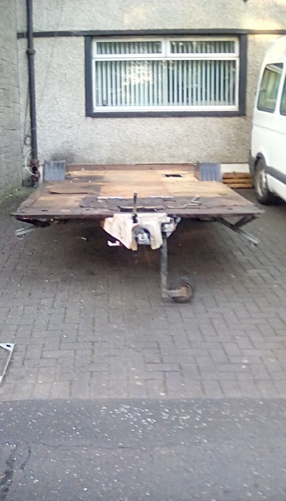 Caravan chassis trailer 7'x15' ready to pull away galvanised chassis in Airdrie, North