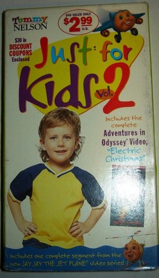 Just for Kids Vol. 2 Tommy Nelson VHS Video Tape Adventures in Odyssey - VG