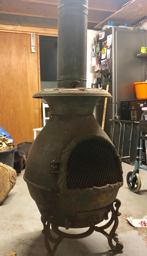 Cast iron chiminea in Castleford, West Yorkshire Gumtree