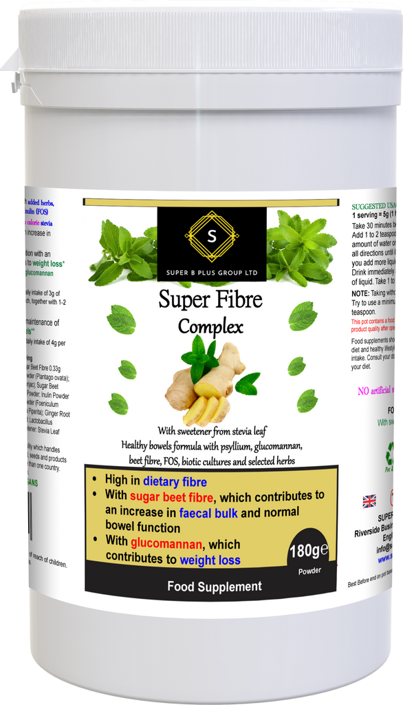 Weight Loss Slimming Psyllium Husk Konjac Inulin Super Fibre Complex