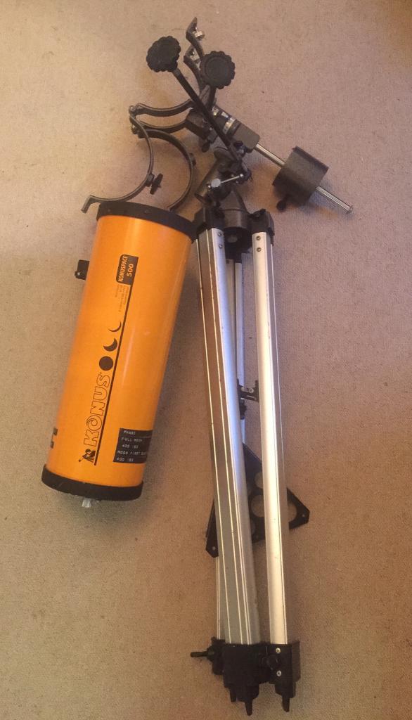 Konus Konuspace 500 Telescope. Appears in good condition. With stand