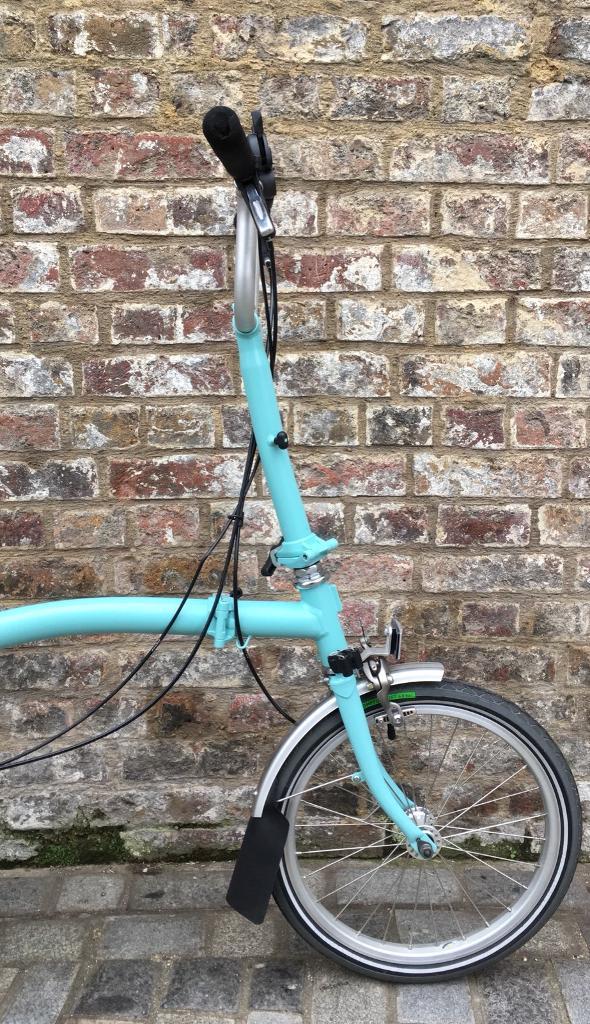 Brompton Folding Bike M3L Turkish Green Immaculate in Lewisham, London Gumtree