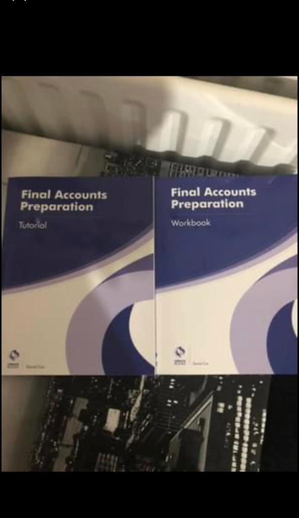 Full set AAT Level 3 Advanced Bookkeeping study books in Colliers