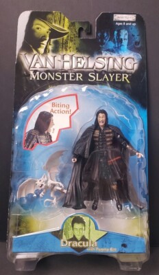 Van Helsing Monster Slayer Dracula with Pygmy Bat Figurine Biting Action