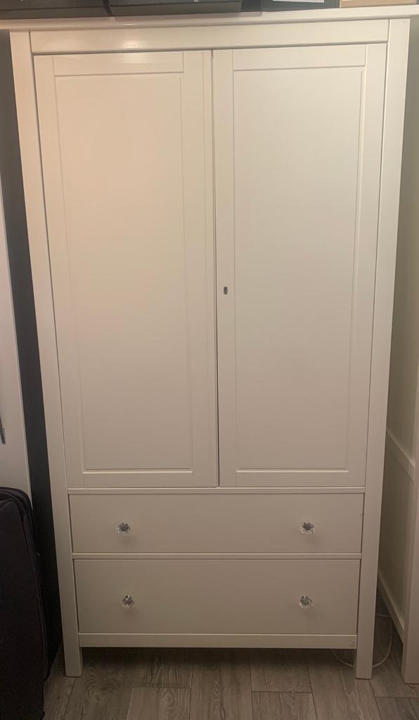 2 X IKEA HEMNES WARDROBES GLOSS VARNISH NOW DISCONTINUED AT IKEA in